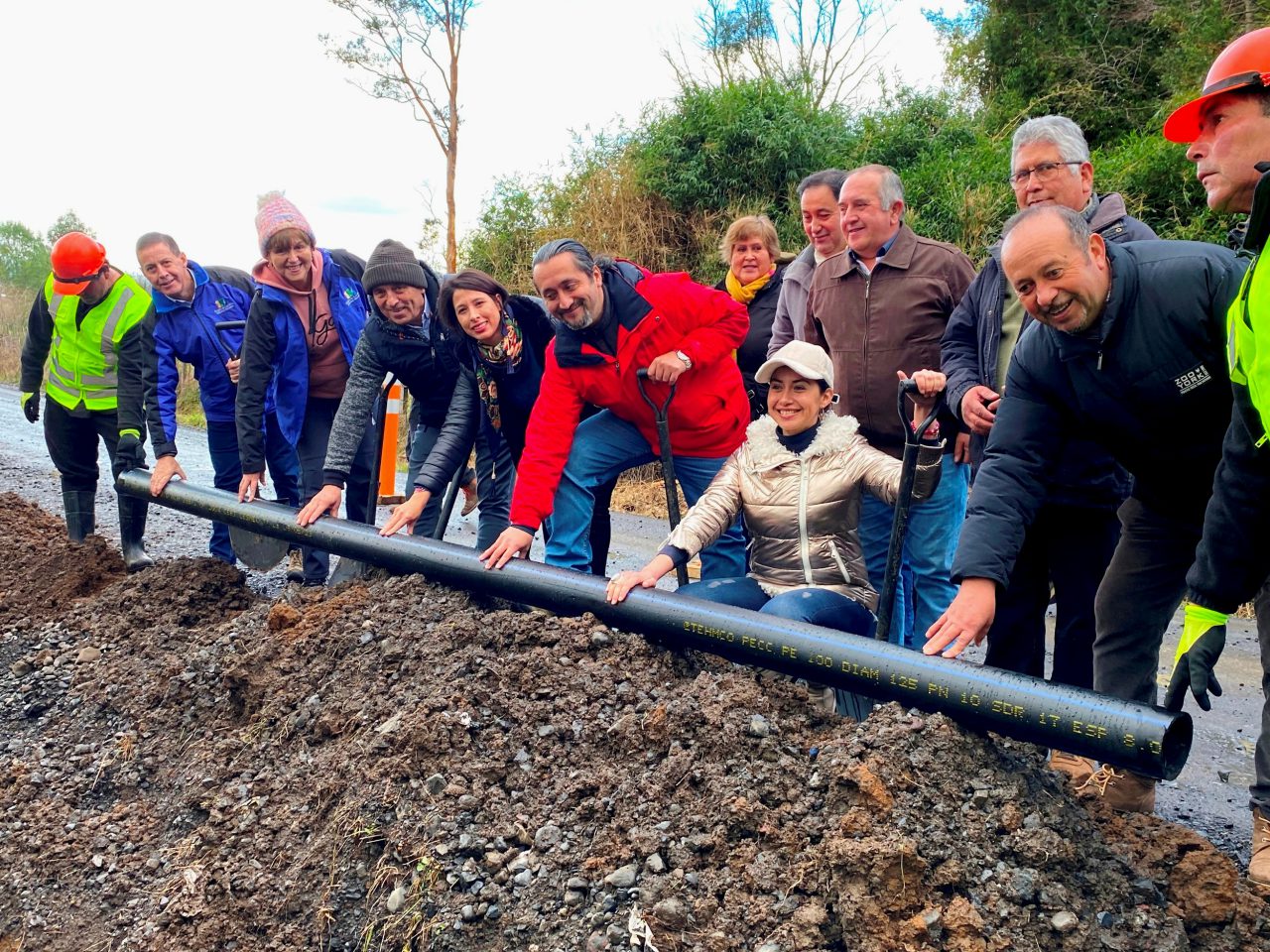 Con instalación de primera tubería se inició ampliación de servicio de