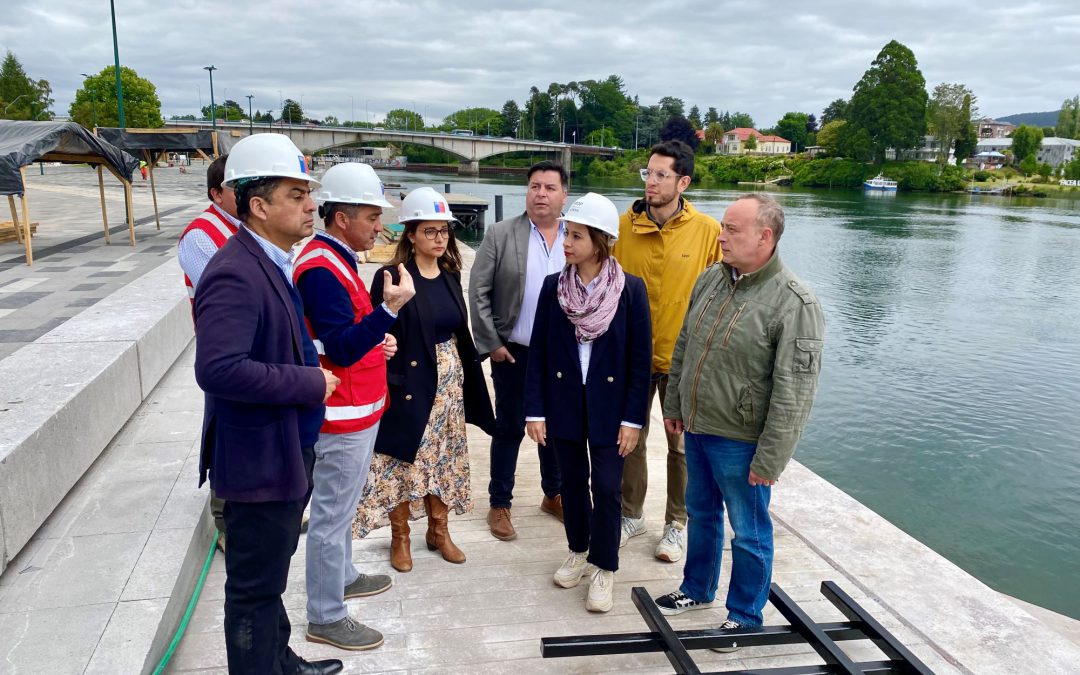 Avance en conservación de tramo 1 de la Costanera de Valdivia permite al MOP retirar cercos perimetrales de la obra