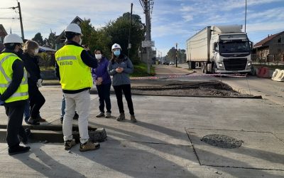 MOP avanza en habilitación de acceso vial a Villa Los Torreones en barrio Las Ánimas de Valdivia