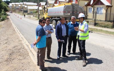 MOP avanza en esperado asfalto del camino Amargos-San Carlos en Corral