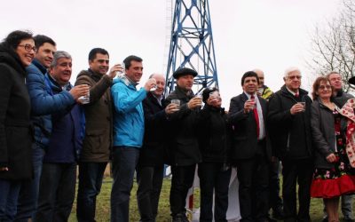 Un total de 145 familias de Ancacomoe, comuna de Panguipulli, festejaron la llegada del agua potable