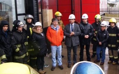 Bomberos de la 5ª Compañía Angachilla se preparan para recibir su nuevo cuartel