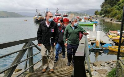 MOP sigue potenciando infraestructura para la pesca artesanal con nuevos mejoramientos en caletas de Niebla y Los Molinos