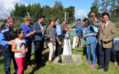 Más de 800 vecinos de Santa Rosa Chica y Santa Rosa Grande en Paillaco, por fin cuentan con agua potable