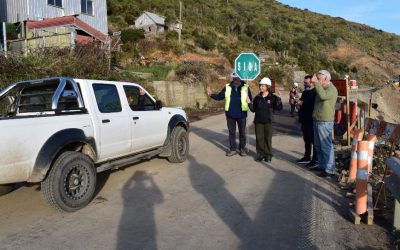 MOP reabrió tránsito para todo tipo de vehículos en sector Las Vertientes de la Ruta Valdivia-Curiñanco