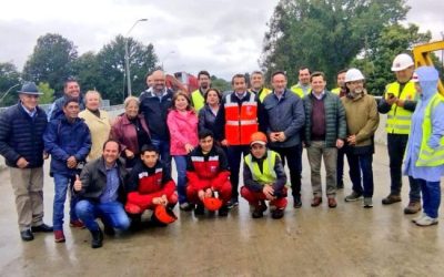 MOP habilitó a tránsito provisorio el puente Iñaque en el acceso sur a Máfil, a pesar de retiro de empresa contratista