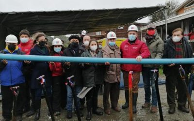 MOP inició construcción de nuevo servicio agua potable rural de Los Molinos Altos en Valdivia