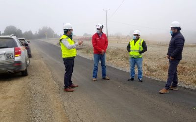 MOP avanza en asfaltado de camino a Pilolcura, en la zona costera de Valdivia