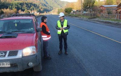Dos tramos asfaltados presenta actualmente la Ruta Choshuenco-Puerto Fuy