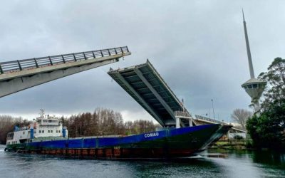 MOP realizará este jueves 23 de septiembre nueva apertura de puente Cau Cau para el paso de cuatro embarcaciones