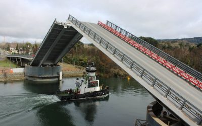 Puente Cau Cau abrirá sus tableros este sábado 29 de septiembre, para tránsito de dos embarcaciones