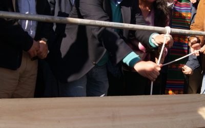 Autoridades pusieron primera piedra de nuevo cuartel de Bomberos Angachilla en Valdivia