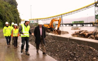 MOP adelanta que en noviembre estará terminado el nuevo borde costero de Corral
