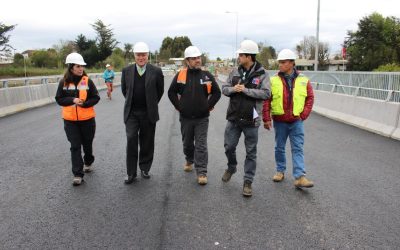 Sólo faenas de terminación restan para concluir construcción del nuevo puente Río Bueno