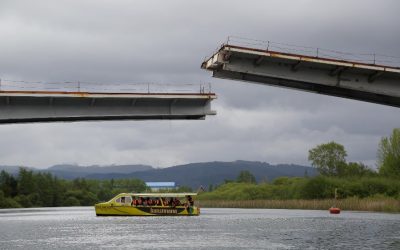 Seremi del MOP de Los Ríos reiteró que el puente Cau Cau entrará en marcha blanca a fines de febrero o principios de marzo próximo