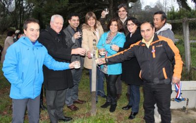 Vecinos de Los Copihues en Río Bueno inauguran nuevo sistema de agua potable rural