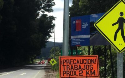 Dirección de Vialidad del MOP informa corte parcial de tránsito en Ruta T-312 Cuesta Santa Elvira