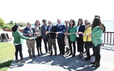 Ministro Fontaine y autoridades regionales inauguraron renovada costanera de Lago Ranco