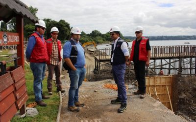 MOP avanza en la modernización de la tradicional costanera de Lago Ranco