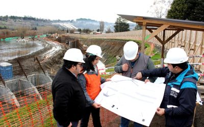 Modernización de costanera de Panguipulli en el borde lago, alcanza un 52% de avance
