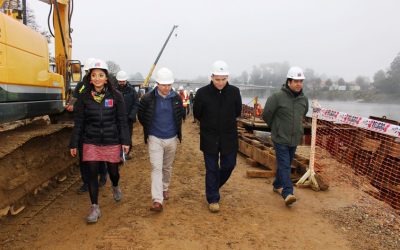 Remodelación de Costanera de Valdivia, en su primer tramo, alcanza un 33% de avance físico