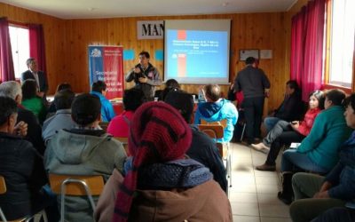 MOP informa a vecinos Mantilhue detalles del proyecto de pavimentación de la Ruta Crucero-Entrelagos