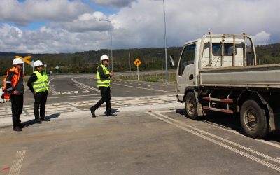 MOP abre anticipadamente cruce ferroviario inserto en proyecto de puente Santa Elvira y Circunvalación de Valdivia