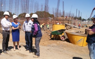 Nuevo Colegio de Cultura en La Unión muestra sus primeros avances estructurales