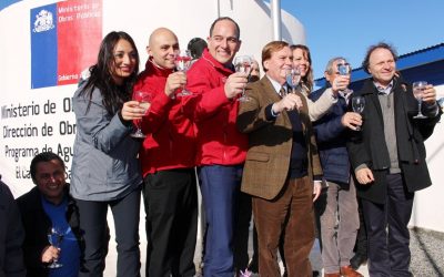 Autoridades y vecinos inauguran nuevo servicio de agua potable rural en sector El Campeón-San Javier de La Unión