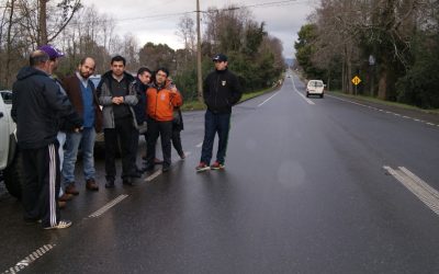 MOP trabaja para evitar accidentes de tránsito en Paillaco