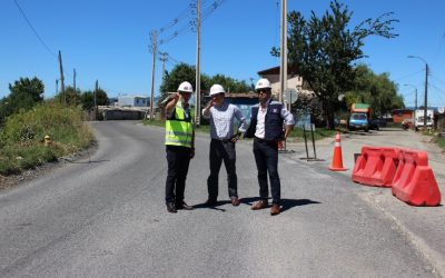 MOP y Municipalidad de Valdivia terminan asfaltado de calle Los Girasoles y empalme con Ruta Antilhue-Valdivia