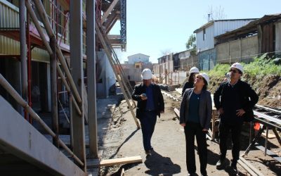 Obra gruesa del Hogar Estudiantil Weliwén de Valdivia presenta importantes avances