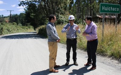En las próximas semanas concluye asfaltado del camino Huichaco-Quitadañir en Máfil