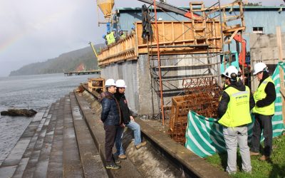Modernización de caleta de pescadores de Amargos en Corral ya tiene un 63% de avance