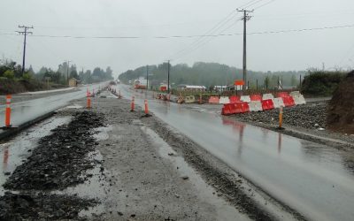 Dirección de Vialidad avanza en reposición de Ruta 202 Valdivia-Mariquina