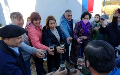 Familias del sector La Parrilla en Río Bueno celebraron llegada del agua potable a sus hogares