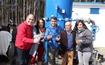 Familias de localidad de Loncopán en Futrono, ya cuentan con agua potable en sus hogares