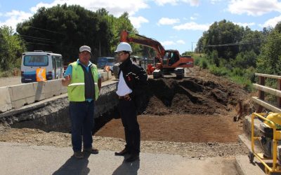 Reposición de losas en accesos a puente Pichoy se extenderán hasta fines de abril próximo