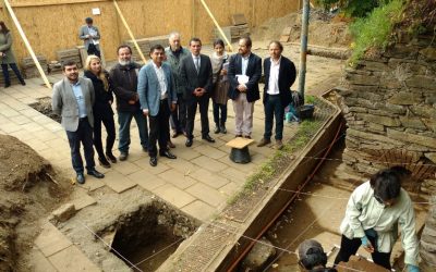 Autoridades regionales inspeccionan fase arqueológica para restauración del Museo de Arte Contemporáneo