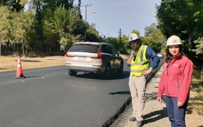MOP completó recapado asfáltico de Ruta Máfil-Valdivia mejorando sector del puente Iñaque