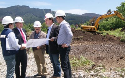 Iniciaron obras de instalación de puente mecano en Los Lagos