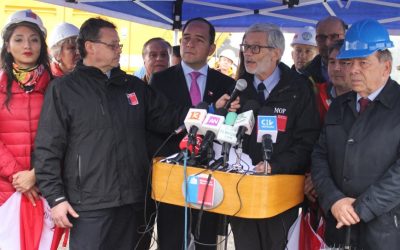 Ministro de Obras Públicas, Juan Andrés Fontaine: “Nuestro propósito es que el Puente Cau Cau pueda ser puesto en servicio de manera provisoria dentro de los próximos 120 días”