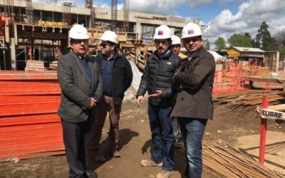 Construcción de nuevo edificio Consistorial de Mariquina ya presenta un 27% de avance físico