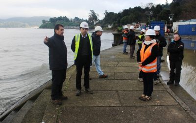 MOP puso en marcha la esperada reposición del terminal de pasajeros de Niebla