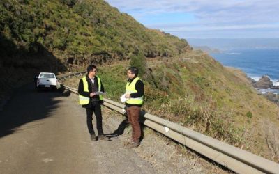 MOP pone en marcha tres proyectos que mejorarán la ruta hacia la costa valdiviana