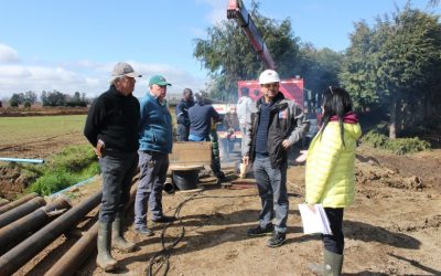 MOP trabaja proyectos de infraestructura para el riego, a fin de potenciar el desarrollo de la agricultura en la región