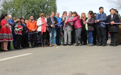Inauguran 9 kilómetros de asfaltado en la mejorada Ruta Paillaco-Pichirropulli