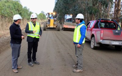 MOP trabaja en mejoramiento y asfaltado de 20 kilómetros en distintas rutas de Paillaco