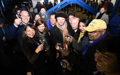 Vecinos de Panguilelfún y Huerquehue, en Panguipulli, inauguran uno de los sistemasde agua potable más grandes de la región