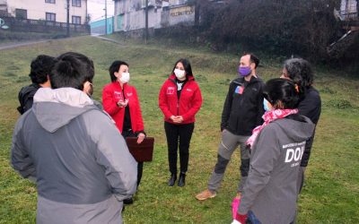 MOP y Seremi de Ciencia inician obra de aguas lluvias que pueda transformarse en parque inundable en Valdivia